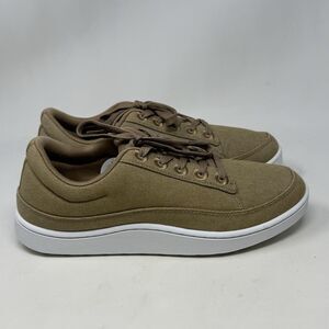 Allbirds Canvas Pacers Sneakers Shoes Womens 9 Brown Beige Lace Up Comfort